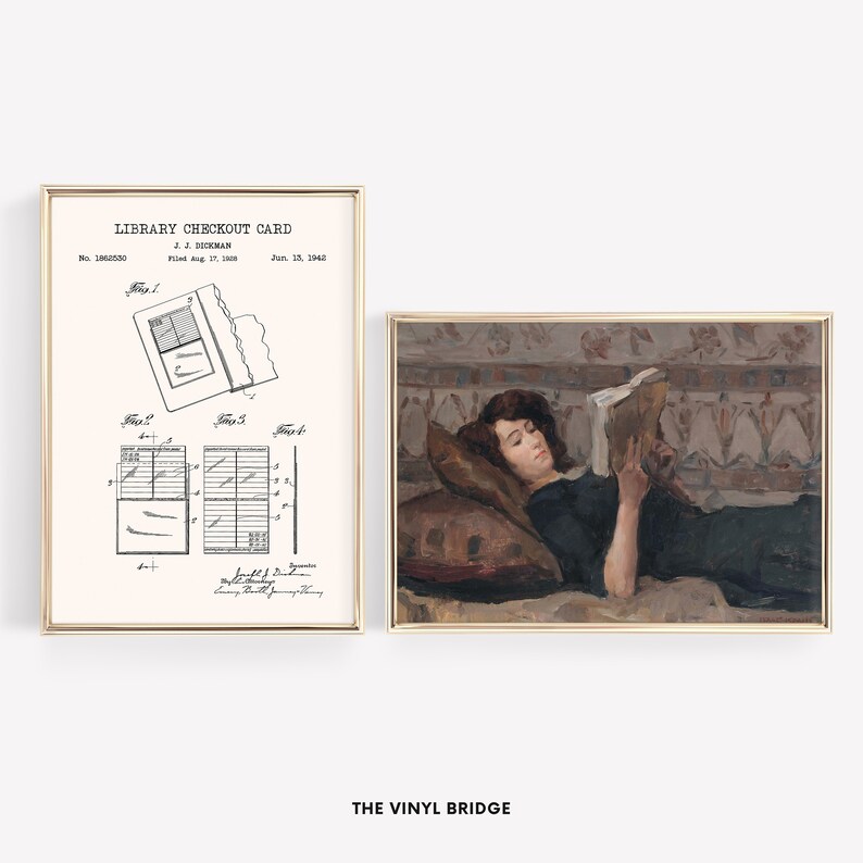 Light Academia Art | Set of 10 Prints | Vintage Bookish Wall Decor ...