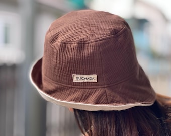 Muslin Triple Gauze Bucket Hat