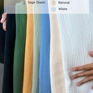 Cotton Gauze Dress | Loose Fit Beach Cover-Up image 11