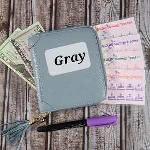 Desafio de carteira de poupança média, envelope de dinheiro para encher dinheiro, sistema de orçamento de dinheiro, titular de orçamento de baixa renda, Dave Ramsey, fundo de amortização