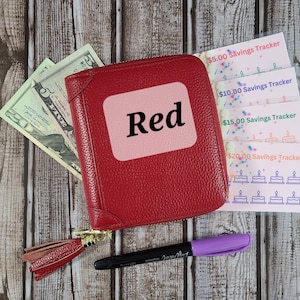 Medium Savings Challenge Wallet, Cash Stuffing Money Envelope, Budgeting Cash System, Low Income Budgeting Holder, Dave Ramsey, Sinking Fund