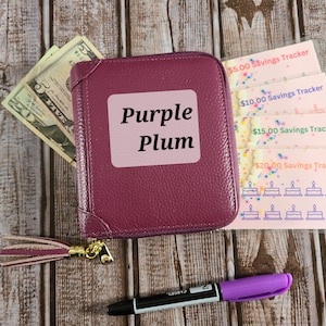 Medium Savings Challenge Wallet, Cash Stuffing Money Envelope, Budgeting Cash System, Low Income Budgeting Holder, Dave Ramsey, Sinking Fund