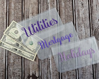 A6 Purple Budgeting Envelopes, Savings Challenge, Cash Sinking Funds