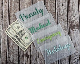 A6 Cash Envelope, Green Savings Challenge, Budgeting System
