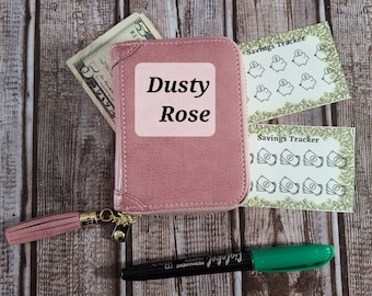 Mini Savings Challenge Wallet, Cash Stuffing Envelope, Budgeting System