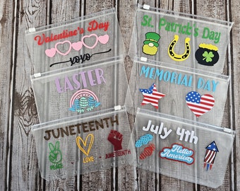Holiday Zipper Envelope, A6 Binder, Cash Budgeting System