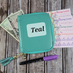 Medium Savings Challenge Wallet, Cash Stuffing Money Envelope, Budgeting Cash System, Low Income Budgeting Holder, Dave Ramsey, Sinking Fund