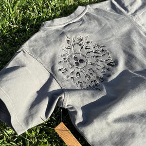 Curse Mark Embroidered Tee – Sasuke-Inspired Anime Streetwear | Hoodie or Crewneck Gift for Fans of Shadow & Mangekyō Aesthetic