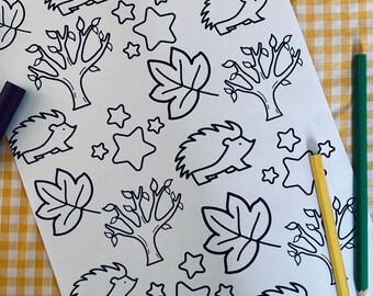 Ausmalbild A4 zum Ausmalen **DIGITAL DOWNLOAD** - Etsy.de