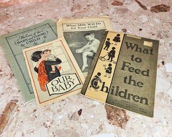 1920's, 1828 Baby and Child Rearing Literature