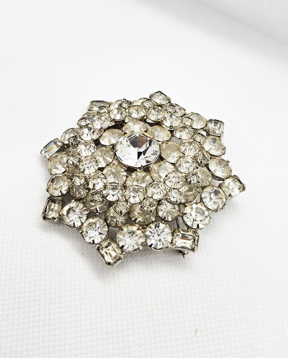 Glamorous Multidimensional Clear Rhinestone State… - image 4