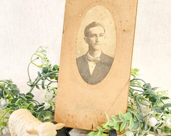 Circa 1900's photo of a Gentleman on Studio Card
