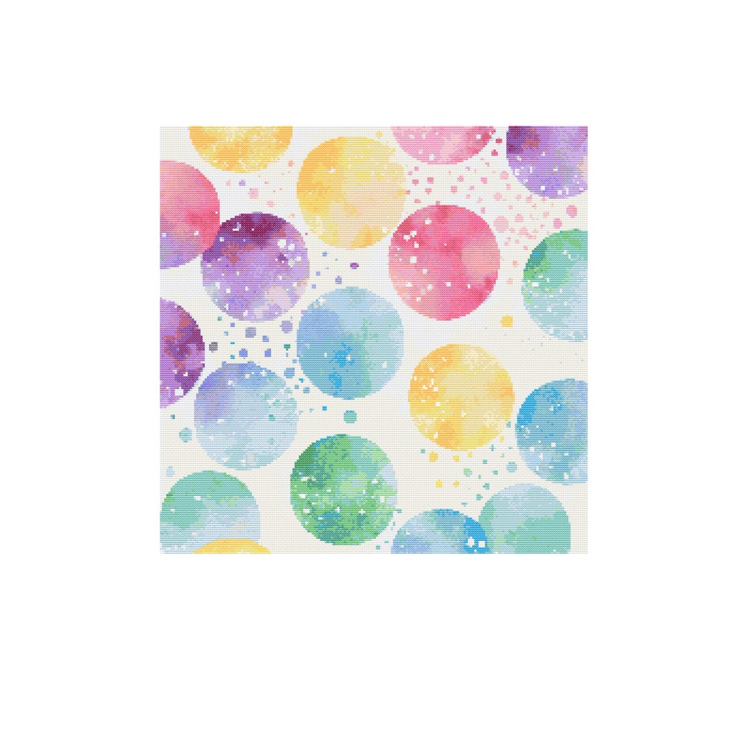 Rainbow Cross Stitch Pattern, PDF Pattern, PDF Cross Stitch Pattern