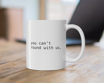 Kubek z medycyną wewnętrzną - Nie możesz się z nami obejść - Prezent dla lekarza