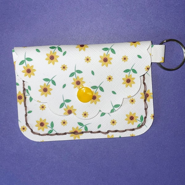 Faux leather coin purse