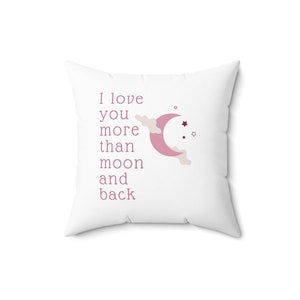 Love You More Throw Pillow