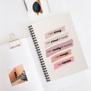 Journaling Notizbuch (Positive Affirmationen Bunt)