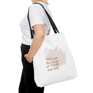 White Inspirational Tote Bag