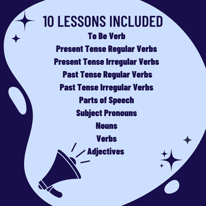 Printable Grammar Lessons, Worksheets, and Answer Keys Etsy