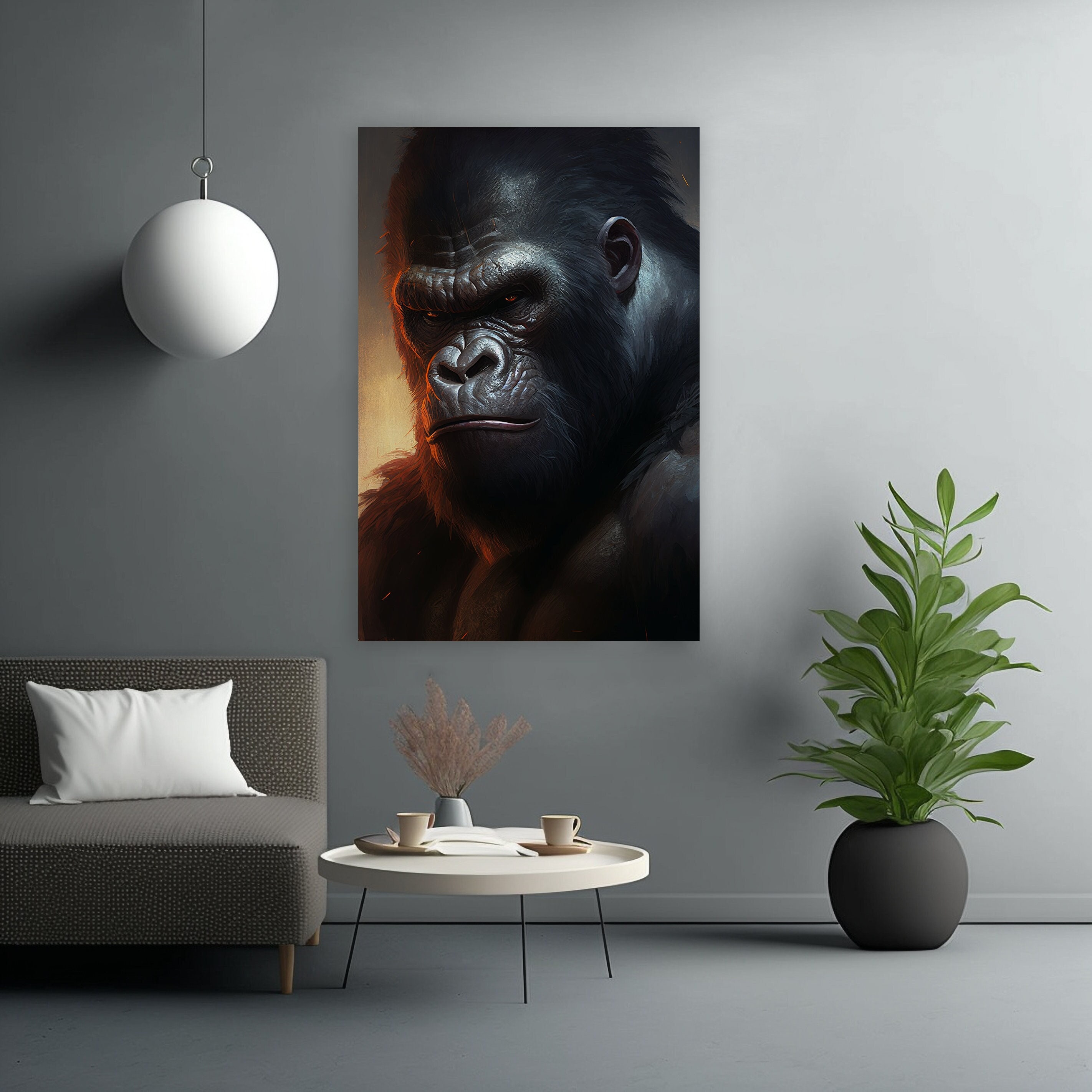 The Mighty King Kong Highres Wall Art INSTANT Download Etsy