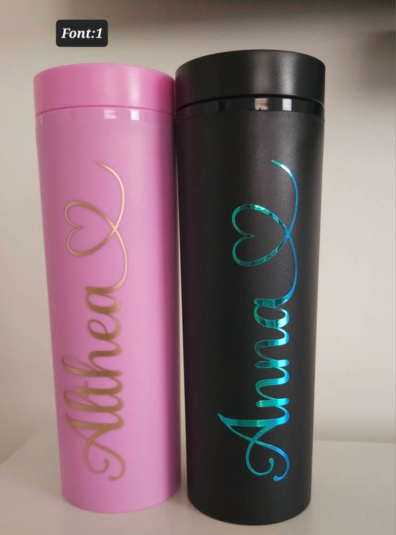 Personalized Mother's Day 16 oz. Matte Pastel Skinny Tumblers with Lids and  Straws