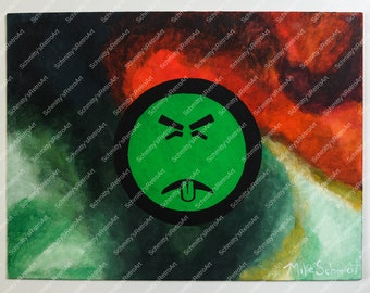 Postcard/Greeting Cards Pack Of 5 With Envelopes Retro Art Mr Yuk, PSA, Poison Control Center, 1970s, 1980s -