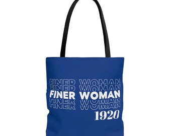 Colección de bolsos de mano - Mujer más fina: azul - Zeta Phi Beta Sorority - Camisa Zeta Phi Beta - Zeta Phi Beta SVG - Zeta Phi Beta Sorority Gifts