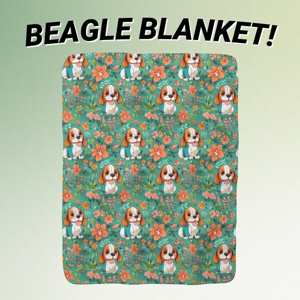 Beagles Blanket Etsy
