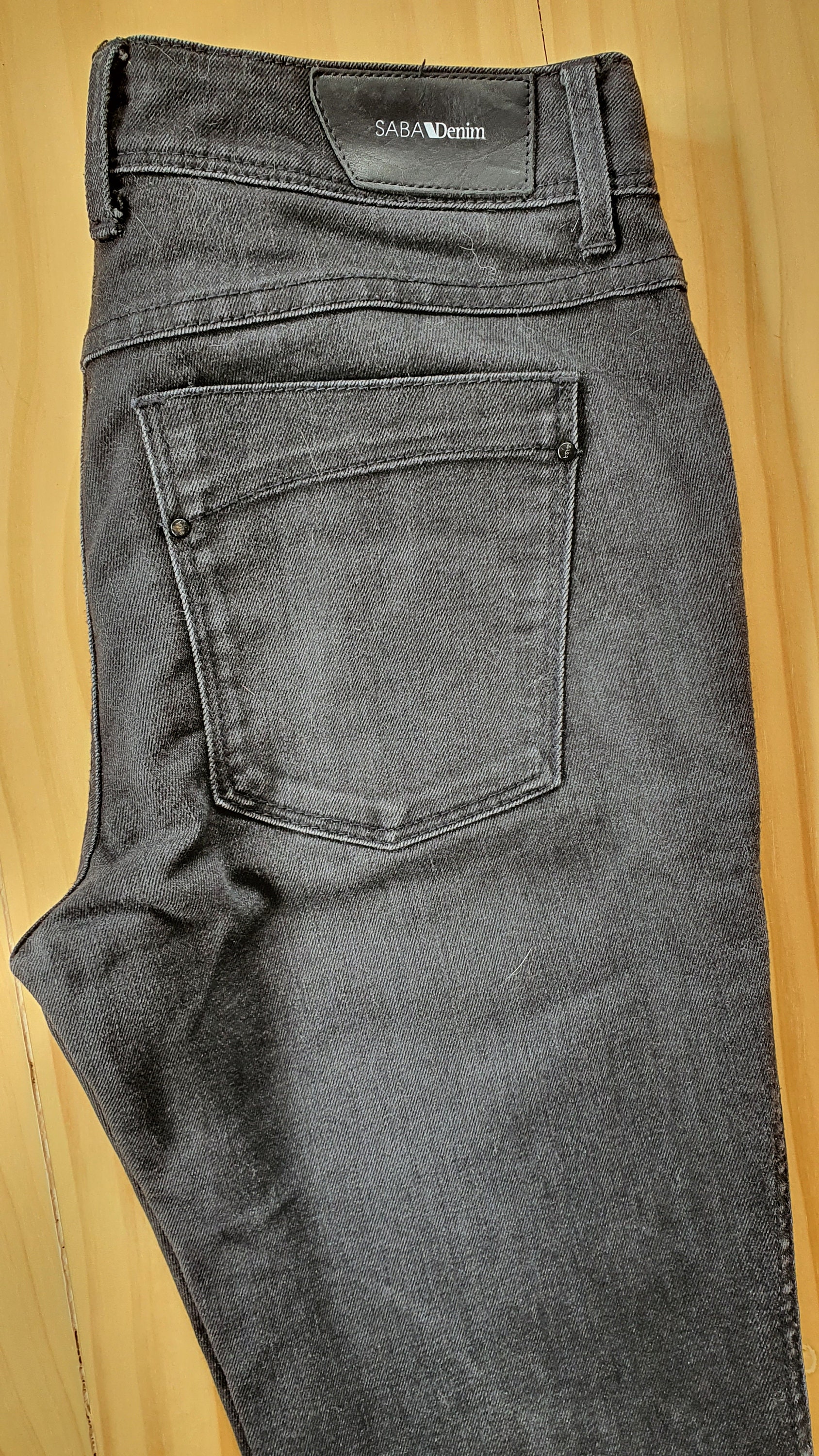 Black Skinny Womens Jeans Size 27 SABA Denim - Etsy
