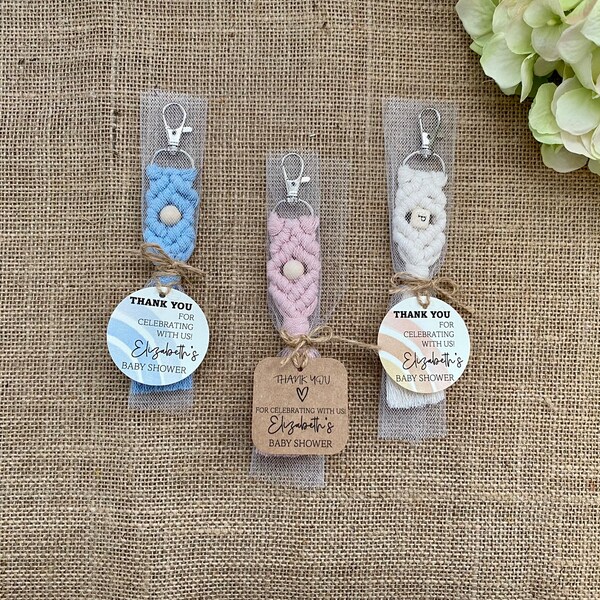 Baby Shower Keychain Etsy