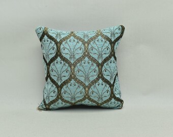 Turkish Pillow cover, Baby blue color, Chenille pillow, Cushion case 12x12 inches Boho Decor pillow, Modern decor pillow, Sofa Pillow cover
