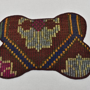 Kilim Food mat, Custom Pet mat, Dog Food mat, Pet supplies, Pet Bowl mats, Cat Lover gift, Pet placemat, Water Bowl mat, Pet Feeding mat, 63