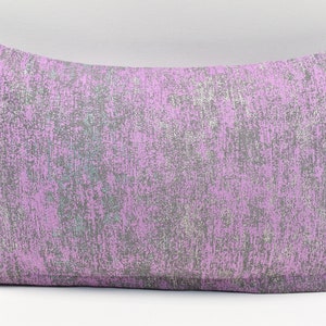 Purple Moroccan Pillow Cover, Home decor Chenille pillow, Ethnic pillow, Accent pillow, 12x20 inches pillow, Modern decor, Sofa Pillow cover
