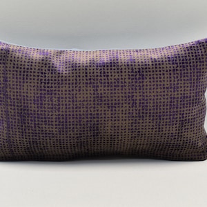 Velvet Decorative Pillow cover, Bohemian pillow, Turkish pillow, Purple color, Chenille pillow 8x16 inches pillow, Maximalist Pillow cover