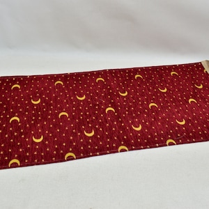 Red Color Table runner, Bedroom runner, Handmade Table runner Dining Decor Table runner Soft Chenille Fabric Boho Table runner 17x43 inch