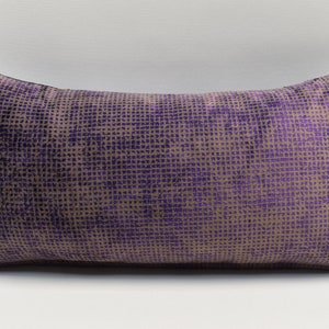 Velvet Purple Pillow cover, Lumbar pillow, Bedding decor, Chenille pillow, High Quality Fabric pillow, 12x24 inches pillow Sofa Pillow cover
