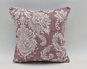 Oriental Pillow cover, Bohemian pillow 12x12 inches Chenille pillow, Square pillow, Sofa pillow, Pillow cover, Sofa pillow YA 43
