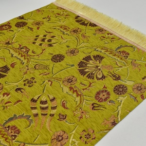 Long Pistachio Green Table runner, Classic Table runner, Oriental Runner, Table textile, Home decor, Decorative Table runner, Bed runners