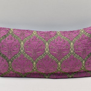 Turkish Pillow cover, Bohemian pillow, Chenille pillow, Modern decor pillow, Boho decor, 8x16 inches pillow, Home decor, Purple pillow cover