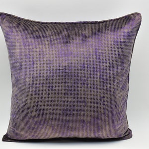 Velvet Turkish Pillow cover, Lumbar pillow, Bedding decor, Purple pillow, High Quality Fabric pillow, 24x24 inches pillow Sofa Pillow cover