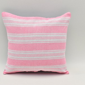 Boho pillow, Turkish pillow, Decorative Sofa pillow, Cushion case, Peshtemal pillow, Natural cotton pillow, 12x12 inches Pillow cover YA 675