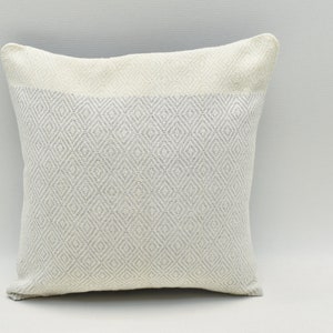 Boho pillow, Turkish pillow, Decorative Sofa pillow, Cushion case, Peshtemal pillow, Natural cotton pillow, 12x12 inches Pillow cover YA 731
