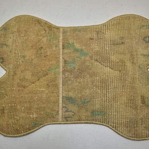 Dog food mats, Non slip mat food & water bowl mat, Dog bowl mat, Dish mat, Organic Wool mat, Oushak mat, Cat place mat, Pet Feeding mat, 288
