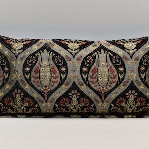 Lumbar Pillow cover, Throw pillow, Cushion case, Black pillow, Housewarming gift 12x24 inches pillow, Corner pillow, Soft Sofa Pillow cover