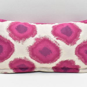 Decorative Throw Pillow cover, Home decor, Deep Pink color, Bohemian pillow, Chenille pillow, Soft pillow 10x20 inches pillow, Pillow cover