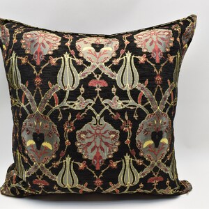 Home Decor Pillow cover, Home decor, Black, Bohemian pillow, Chenille pillow, Soft pillow, 28x28 inches pillow, Sofa pillow, Pillow cover