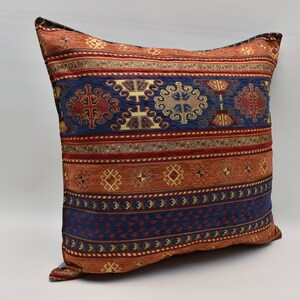 Floor cushion, Patio Decor pillow, Turkish Decorative pillow, Euro Sham pillows, Floor pillow, Throw pillow, Denim 24x24 inches Pillow cover