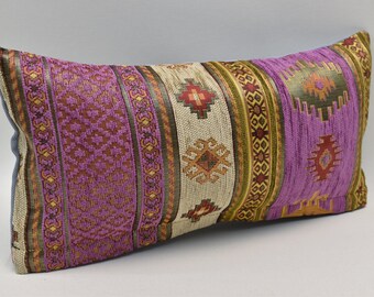 New Home Gift Pillow cover, Interior pillow, Moroccan pillow, Cottage decor, Pillowcases, Porch pillows, Couch pillow, L. Purple 8x16 inches