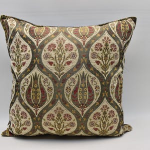 Modern Decor Pillow cover, Ivory color, Chenille pillow, Cushion case, 24x24 inches Accent pillow, Corner pillow, Sofa Pillow cover