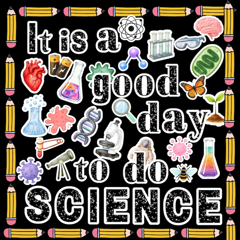 Science Bulletin Board Kit, Science Classroom Poster (digital Download ...